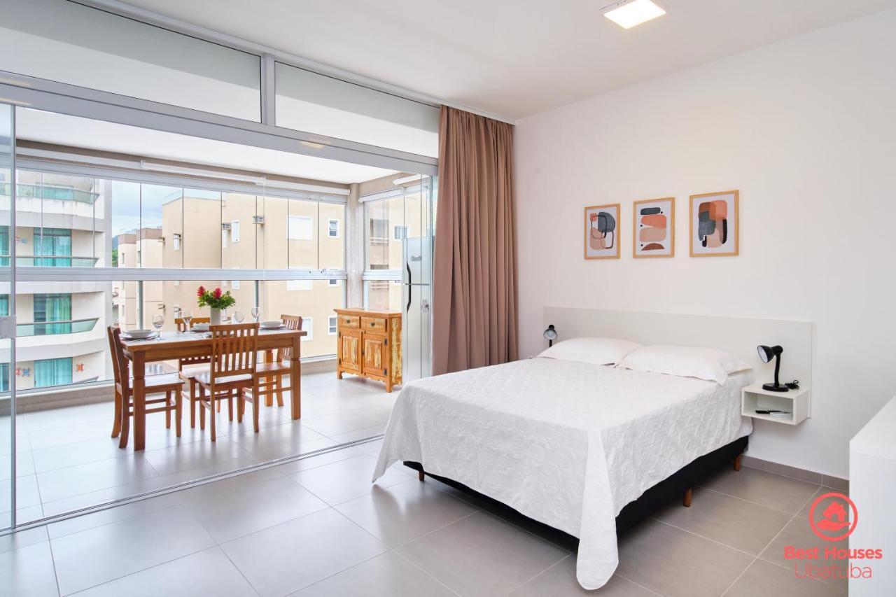 Bh47 - Quintanilha - Bh47: Charmoso, Com Ar, Piscina E Varanda Gourmet Apartment Ubatuba